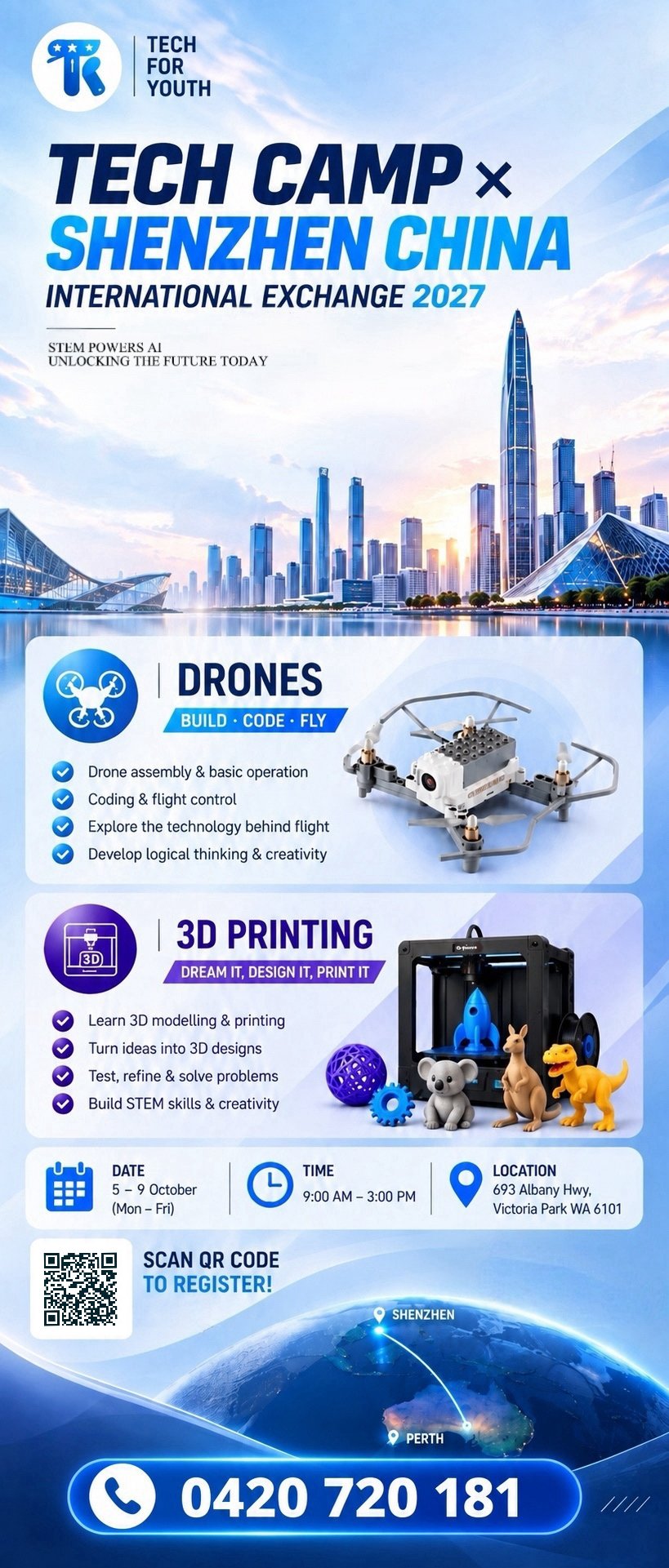 TFY Holiday Camp — Drones & 3D Printing